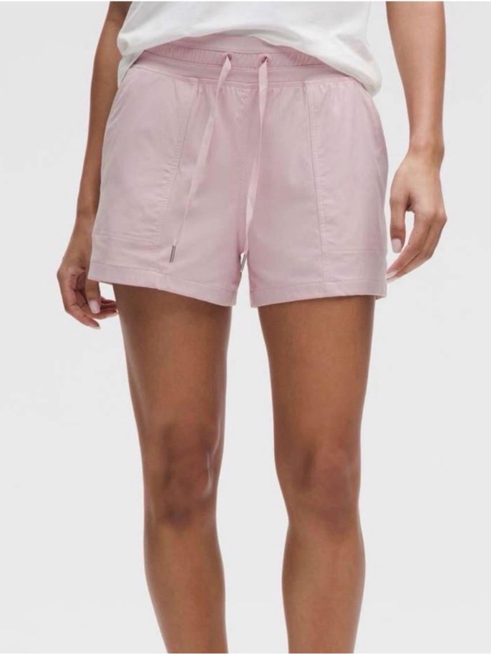 Lululemon Light Pink Athletic Drawstring Shorts